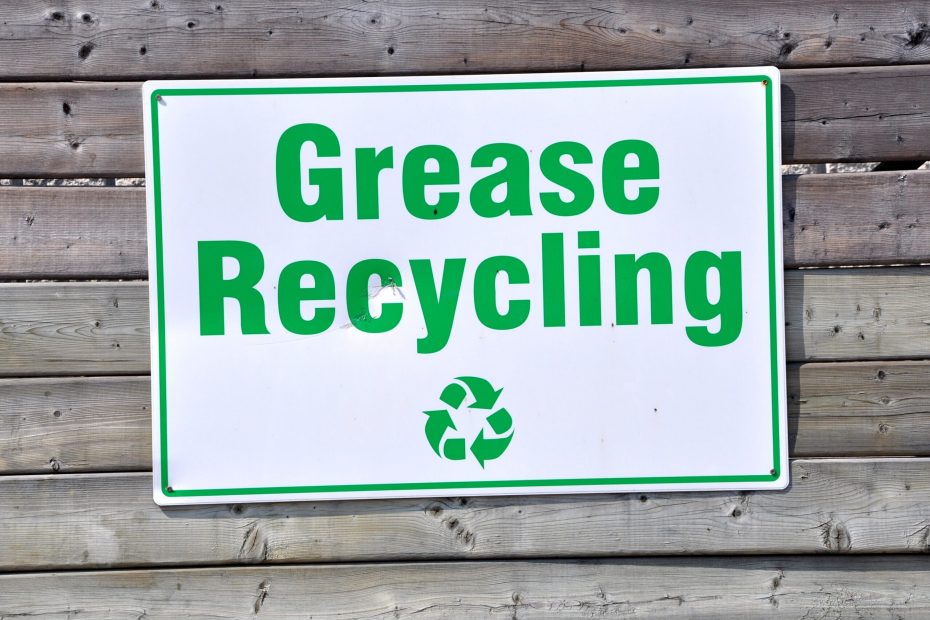 Grease Recycling Sign